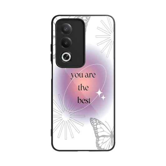 Star Power back phone cover | glass case for oppo a3 pro