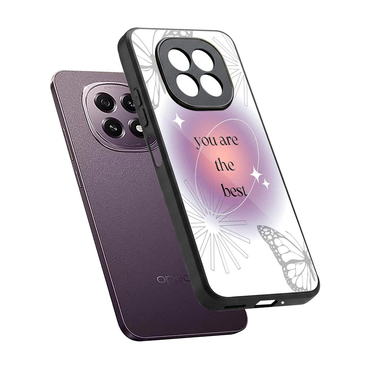 Star Power sleek oppo f29 5g cover with tempered glass back and TPU edges