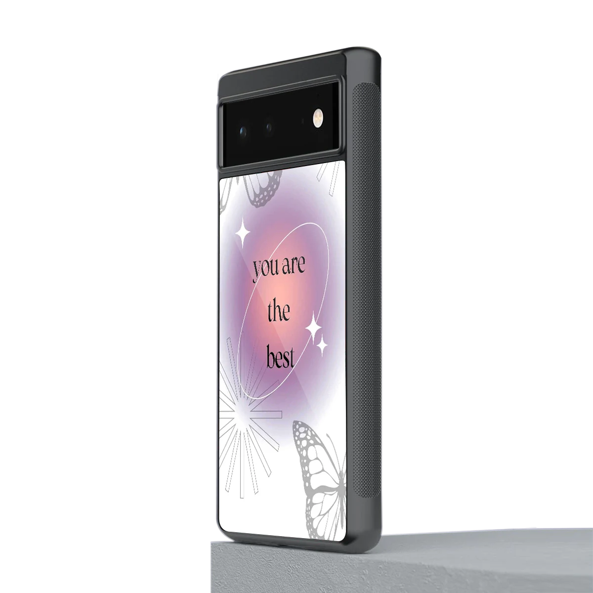 Star Power stylish phone case for google pixel 6 | glossy glass and slim fit