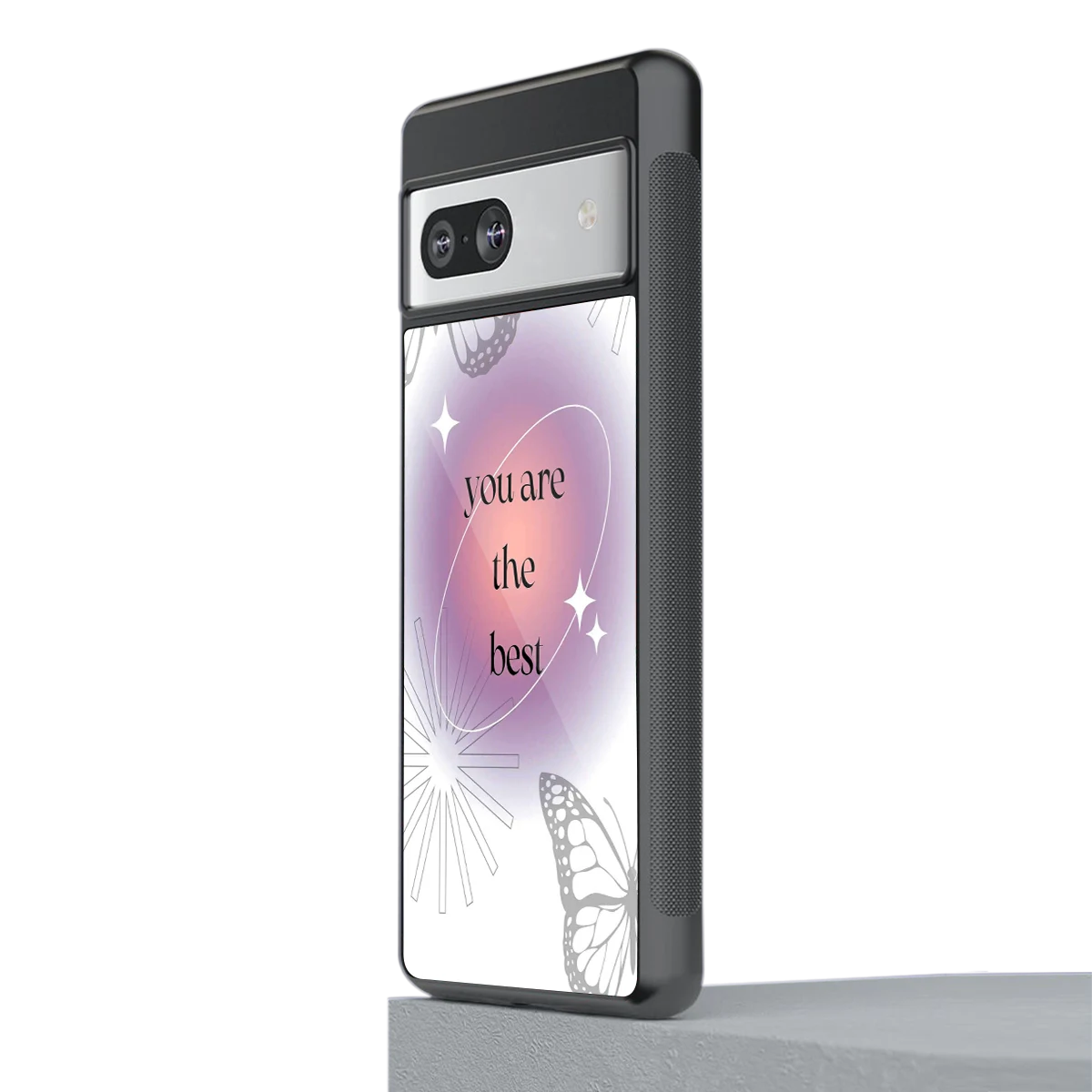 Star Power stylish phone case for google pixel 7 | glossy glass and slim fit