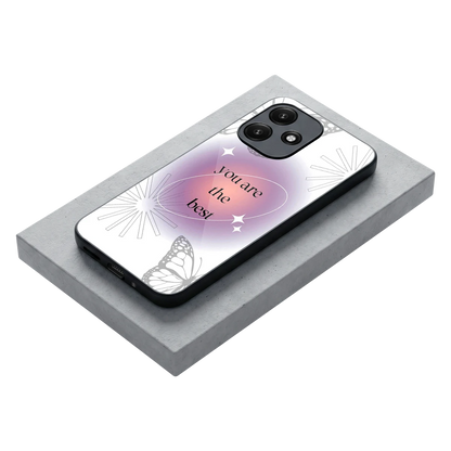 Star Power stylish phone case for redmi 12 5g | glossy glass and slim fit