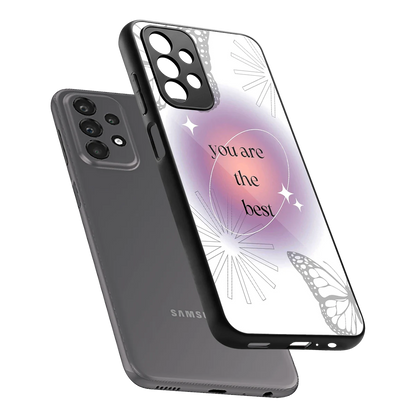 Star Power sleek samsung galaxy a23 cover with tempered glass back and TPU edges