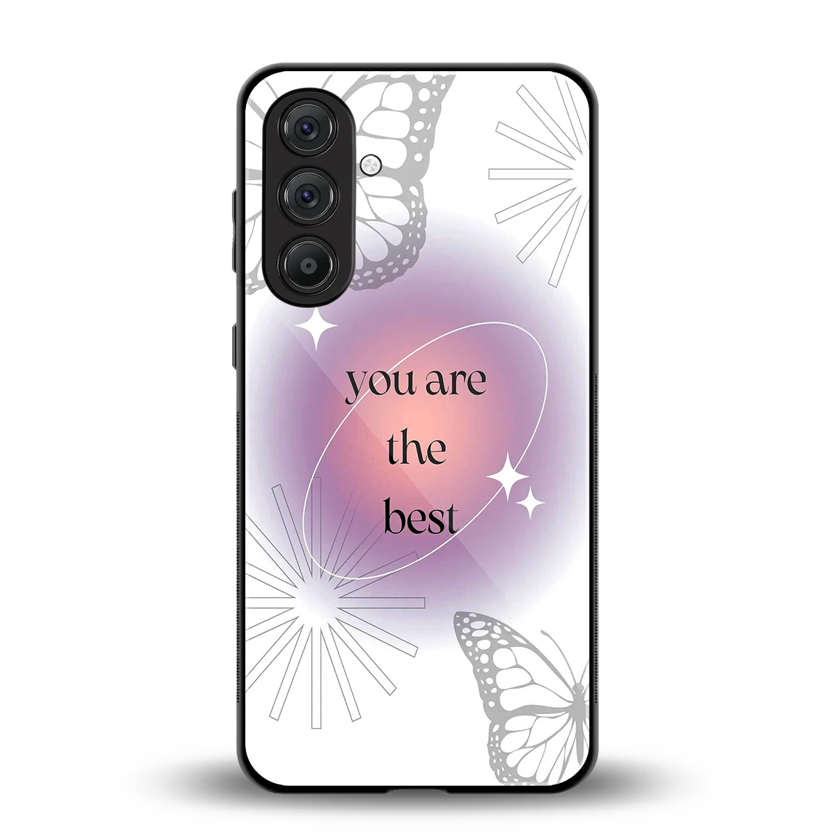 Star Power back phone cover | glass case for samsung galaxy a55 5g