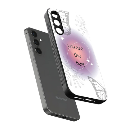 Star Power sleek samsung galaxy a55 5g cover with tempered glass back and TPU edges
