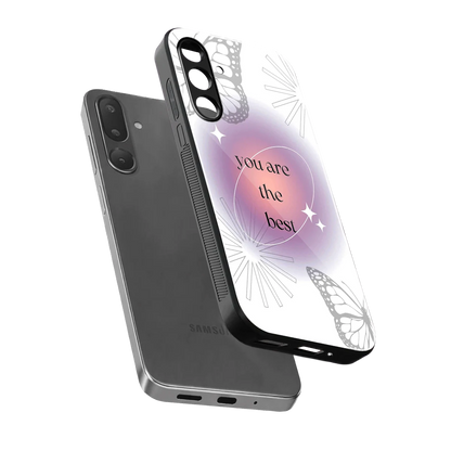 Star Power sleek samsung galaxy m16 5g cover with tempered glass back and TPU edges
