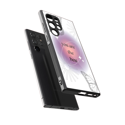 Star Power sleek samsung galaxy s24 ultra cover with tempered glass back and TPU edges