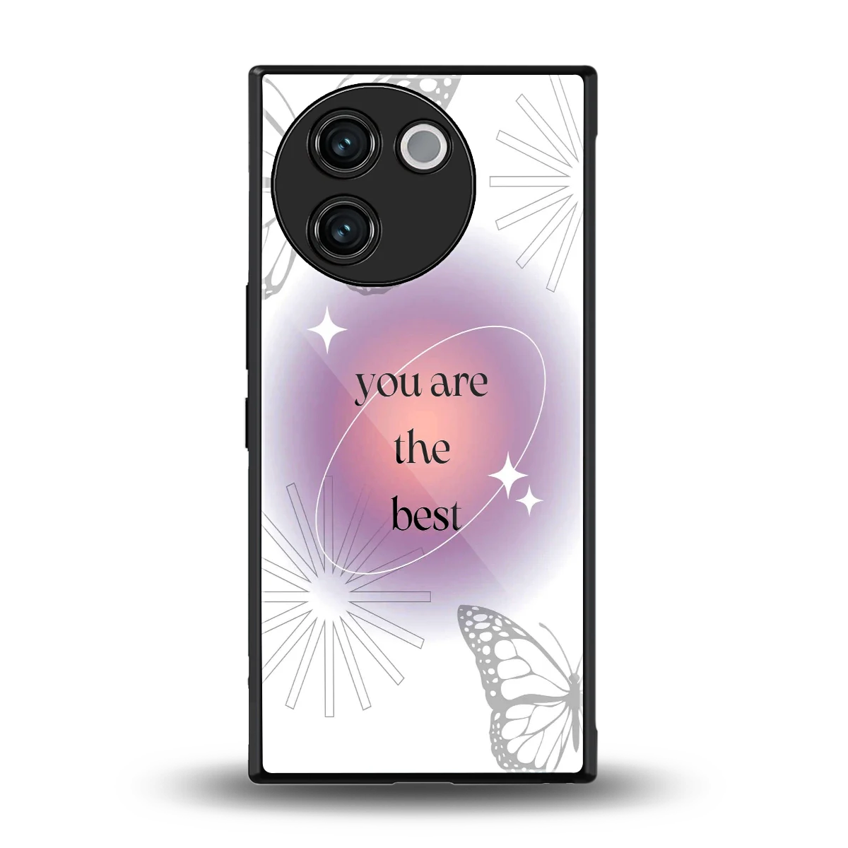 Star Power back phone cover | glass case for vivo v30e