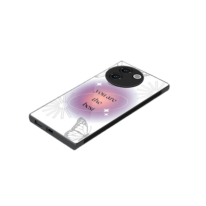 Star Power stylish phone case for vivo v30e | glossy glass and slim fit