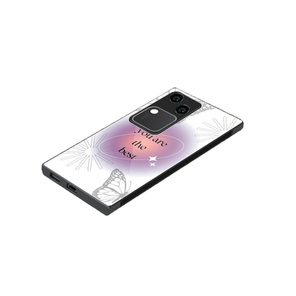 Star Power stylish phone case for vivo v30 | glossy glass and slim fit