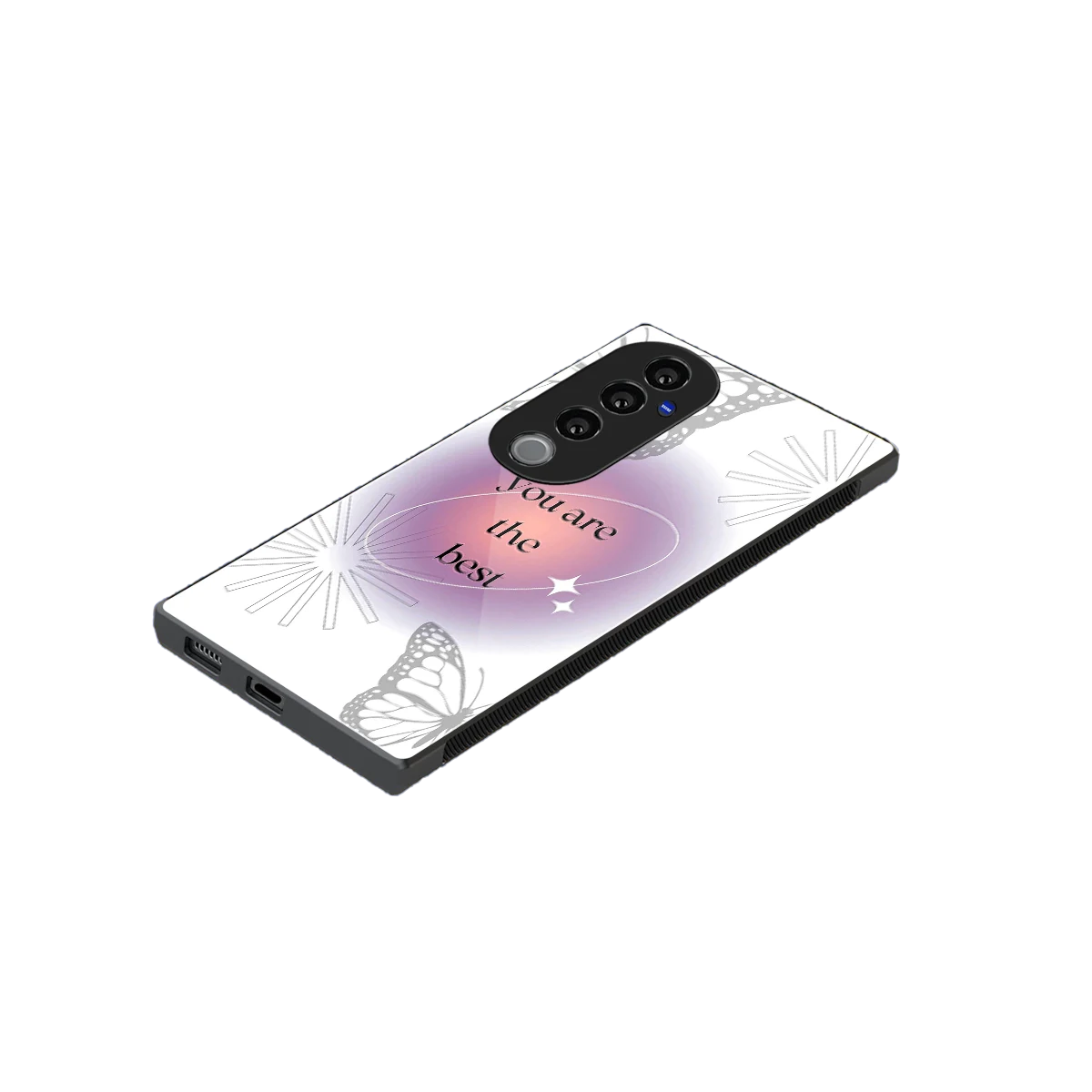 Star Power stylish phone case for vivo v40 pro | glossy glass and slim fit