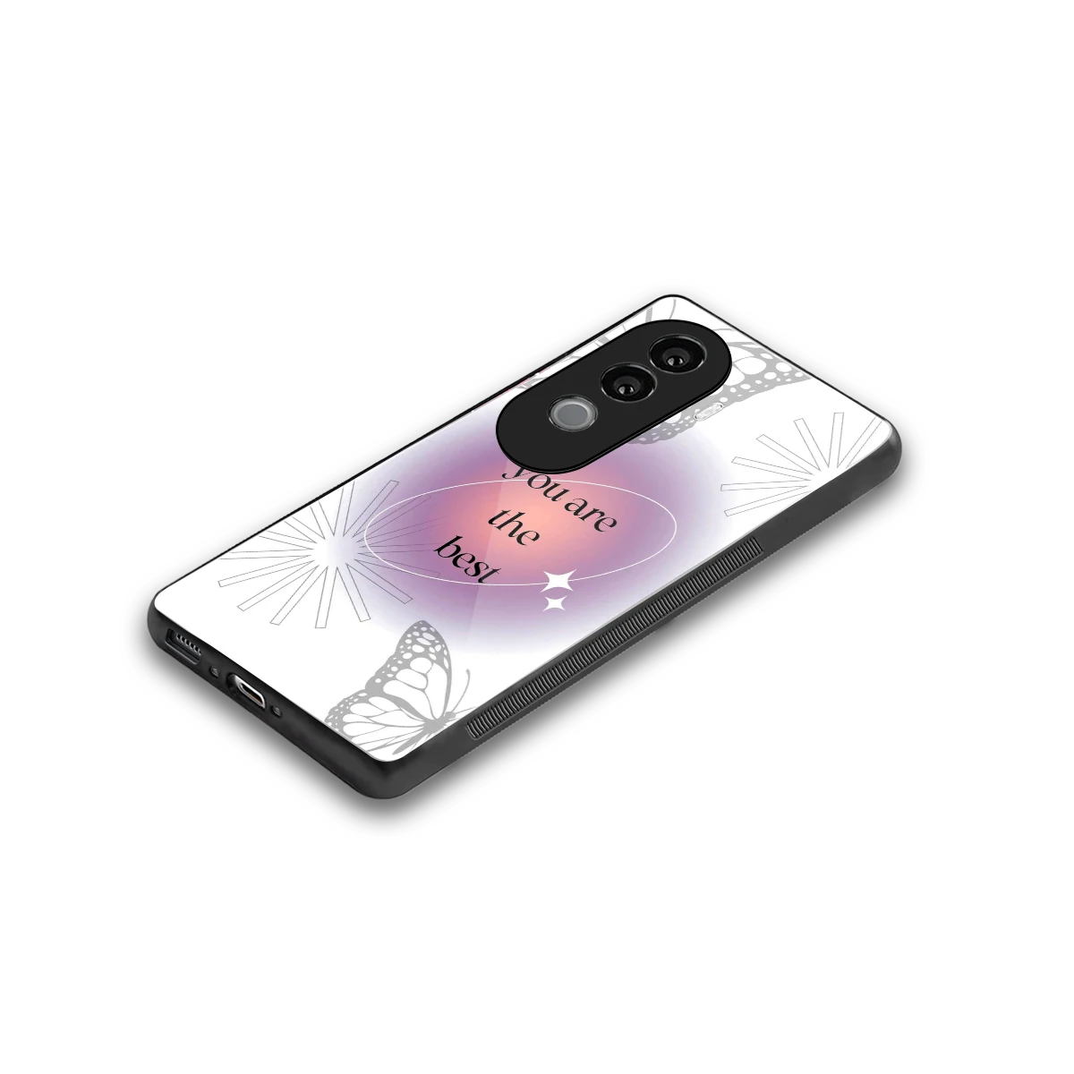 Star Power stylish phone case for vivo v40e | glossy glass and slim fit