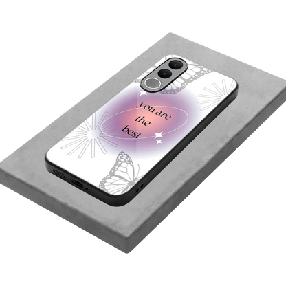Star Power stylish phone case for vivo v70 fe | glossy glass and slim fit