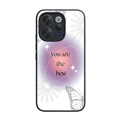 Star Power back phone cover | glass case for vivo v70 elite