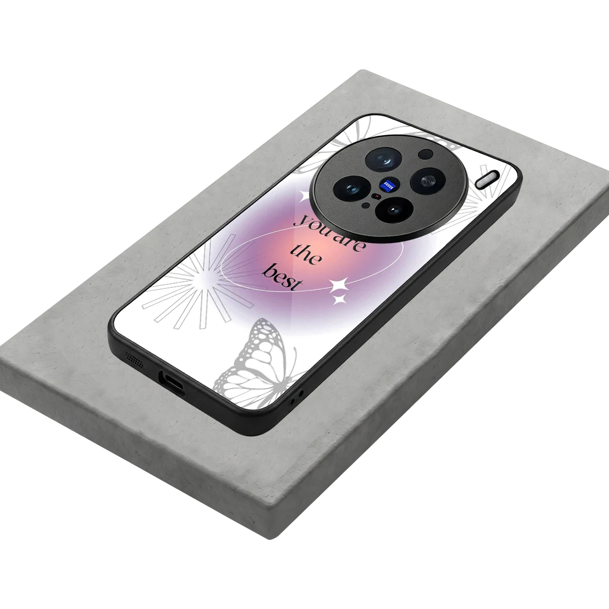 Star Power stylish phone case for vivo x200 pro | glossy glass and slim fit