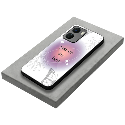 Star Power stylish phone case for vivo y16 | glossy glass and slim fit