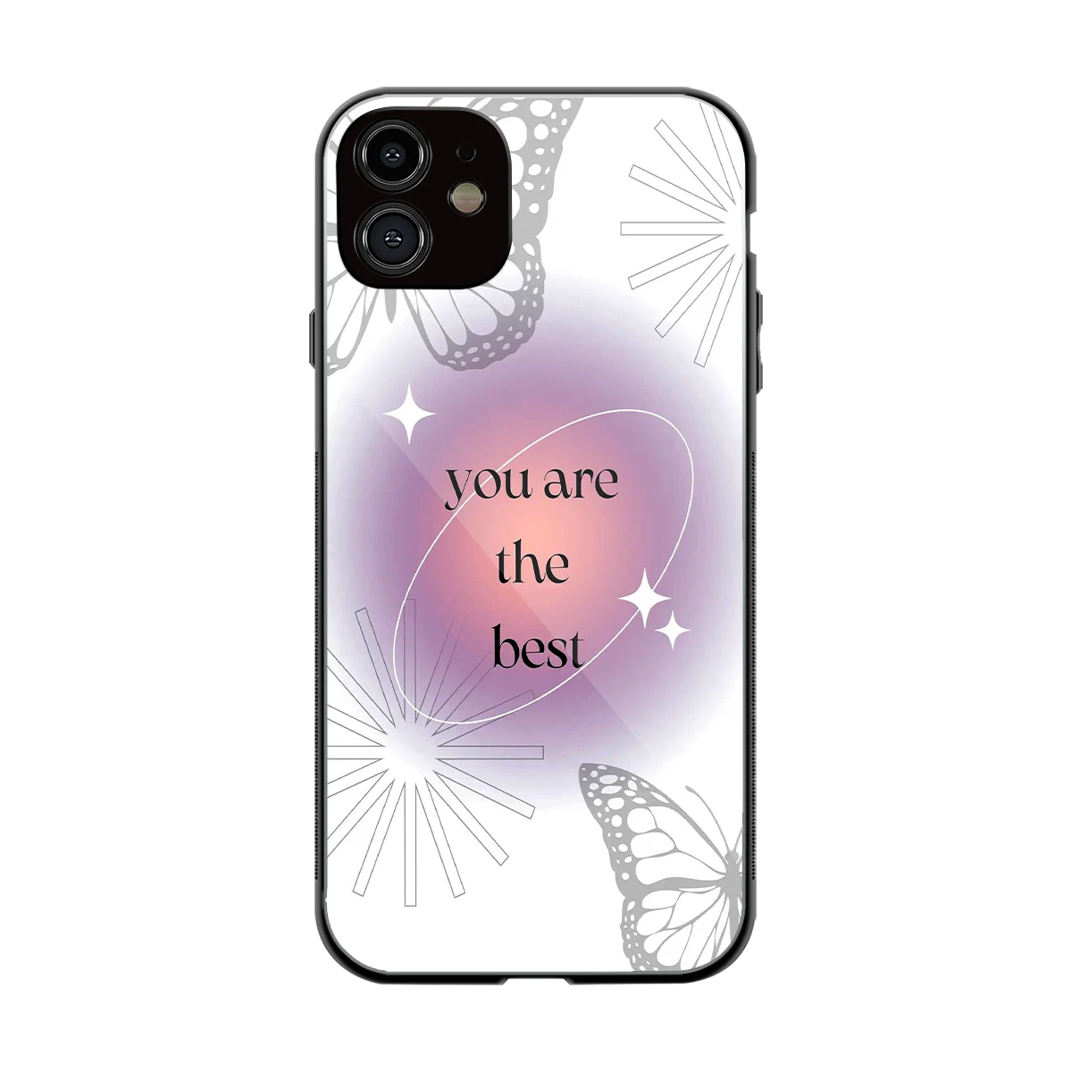 Star Power back phone cover | glass case for iphone 11