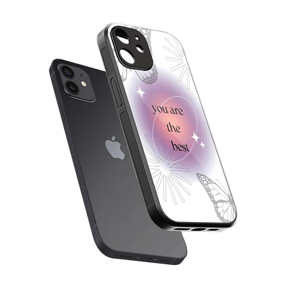 Star Power sleek iphone 11 cover with tempered glass back and TPU edges