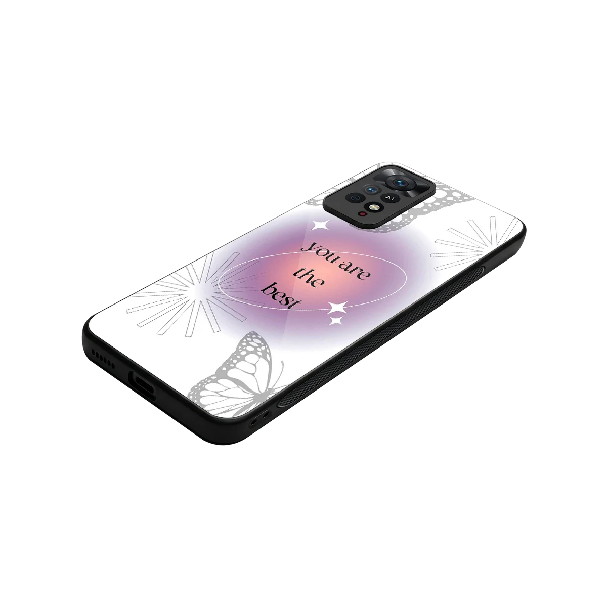 Star Power stylish phone case for redmi note 11 pro | glossy glass and slim fit