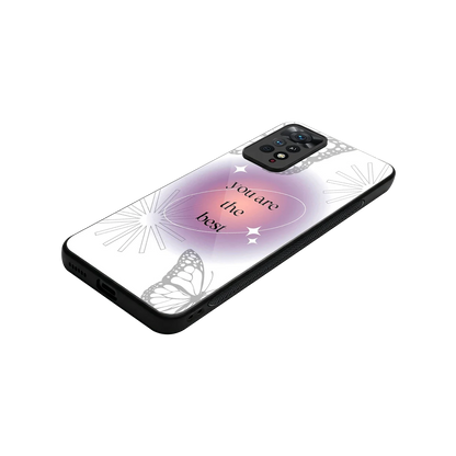 Star Power stylish phone case for redmi note 11 pro | glossy glass and slim fit
