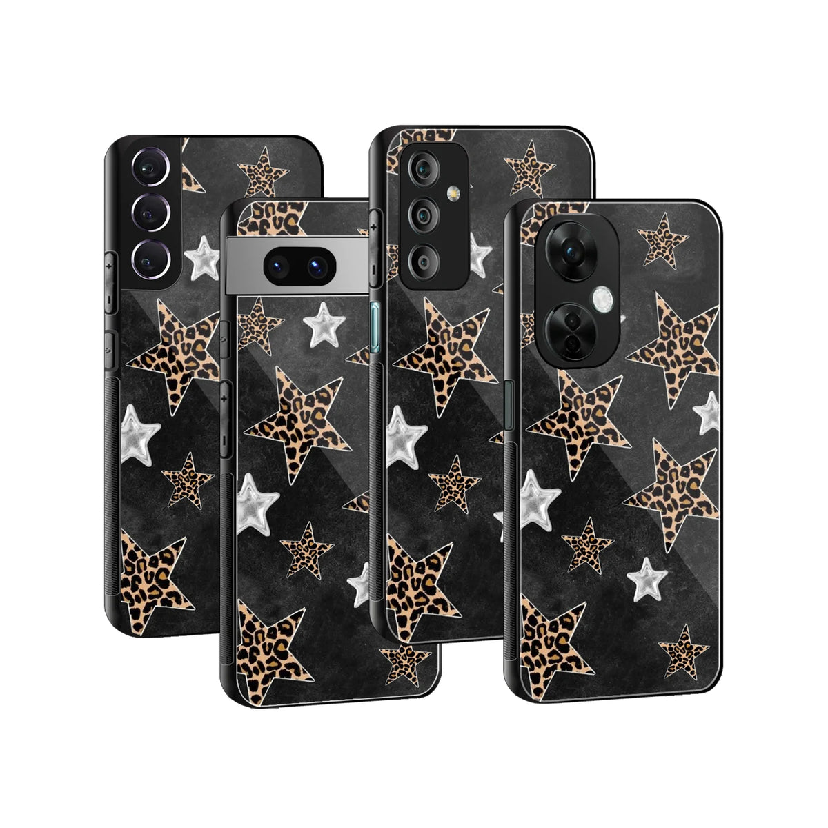 Stylish Glass Back Case for All Smartphones iPhone, Samsung, OnePlus, Pixel, Redmi, Oppo, Vivo, Motorola