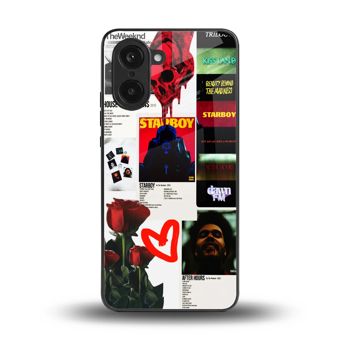 Starboy Collage back phone cover | glass case for oneplus nord ce5 5g