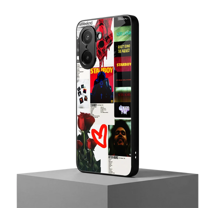 Starboy Collage oneplus nord ce5 5g mobile cover | shockproof glass phone case