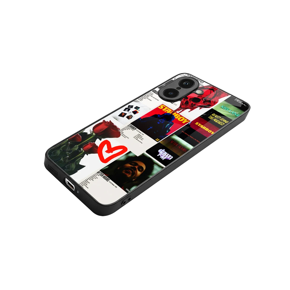 Starboy Collage stylish phone case for oneplus nord ce5 5g | glossy glass and slim fit