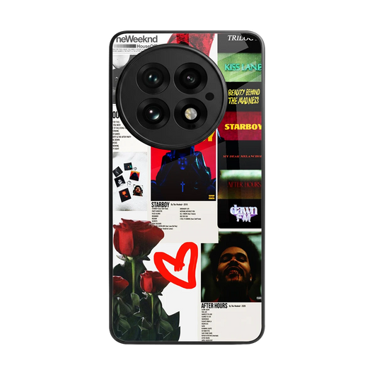 Starboy Collage back phone cover | glass case for oneplus 13