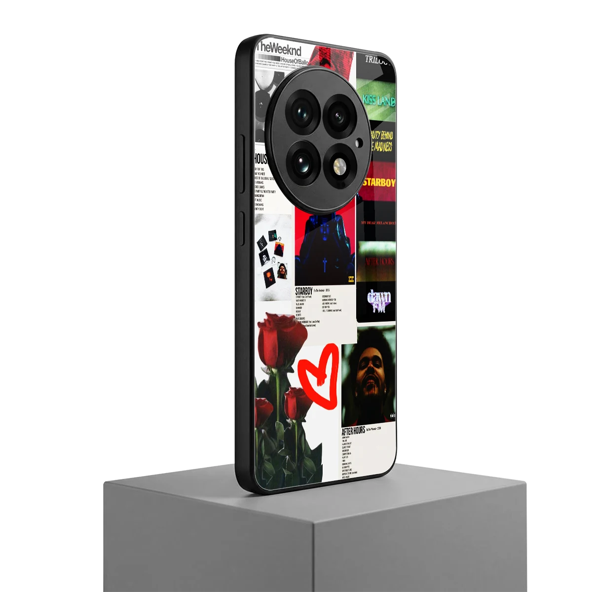Starboy Collage oneplus 13 mobile cover | shockproof glass phone case