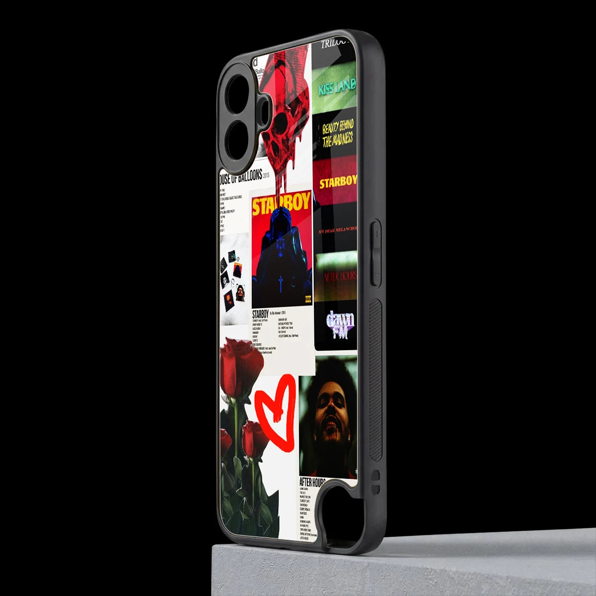 Starboy Collage cmf nothing phone 1 mobile cover | shockproof glass phone case