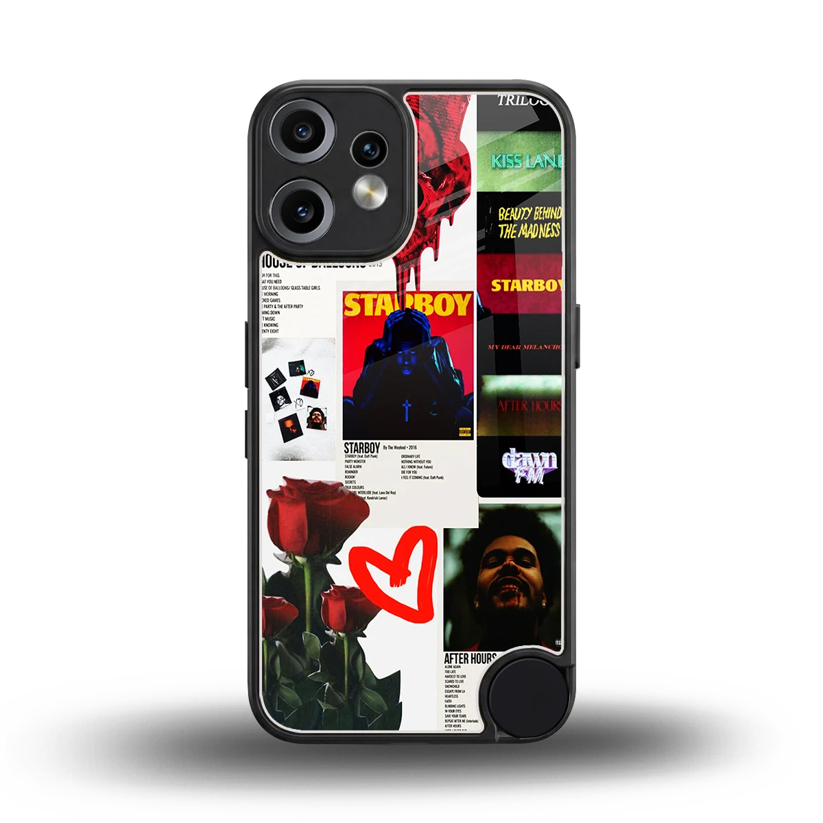 Starboy Collage back phone cover | glass case for cmf nothing phone 2 pro