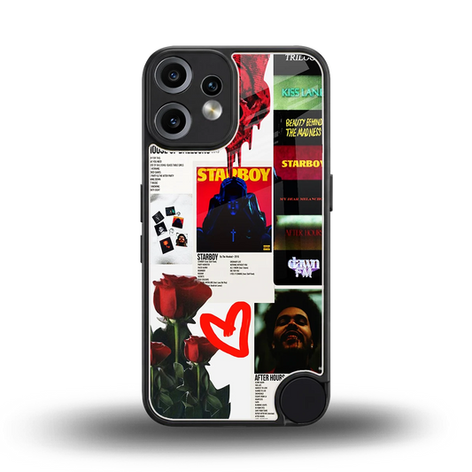 Starboy Collage back phone cover | glass case for cmf nothing phone 2 pro