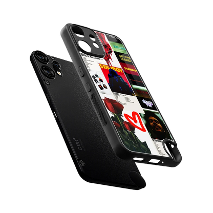 Starboy Collage sleek cmf nothing phone 2 pro cover with tempered glass back and TPU edges