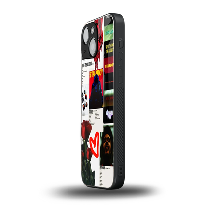 Starboy Collage iphone 12 mini mobile cover | shockproof glass phone case