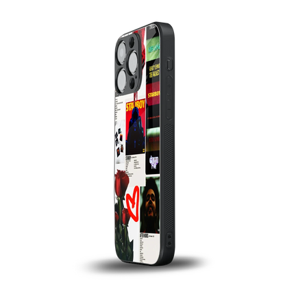 Starboy Collage iphone 16 pro mobile cover | shockproof glass phone case