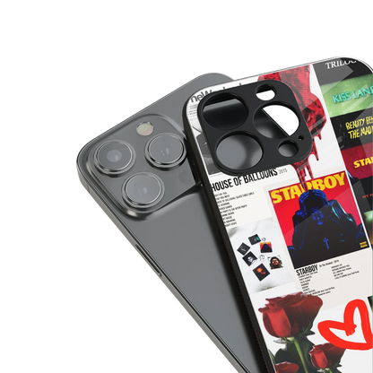 Starboy Collage stylish phone case for iphone 16 pro max | glossy glass and slim fit