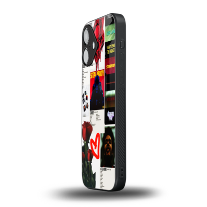 Starboy Collage iPhone 16 mobile cover | shockproof glass phone case