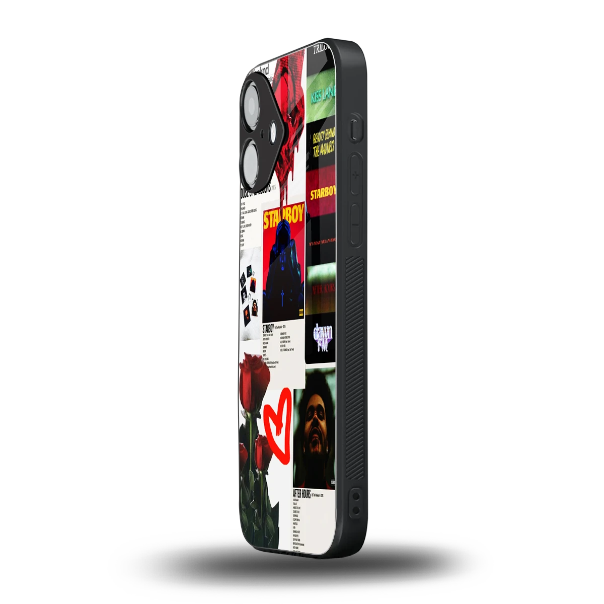 Starboy Collage iPhone 16 mobile cover | shockproof glass phone case