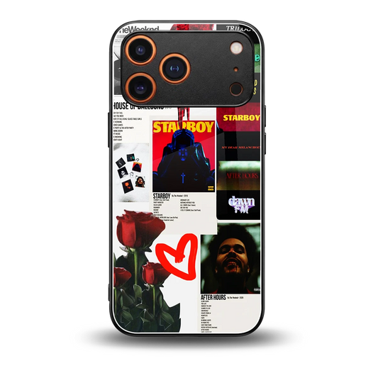 Starboy Collage back phone cover | glass case for iphone 17 pro max