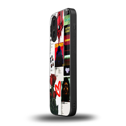 Starboy Collage iphone 17 mobile cover | shockproof glass phone case