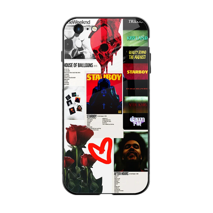 Starboy Collage back phone cover | glass case for iphone 6s plus
