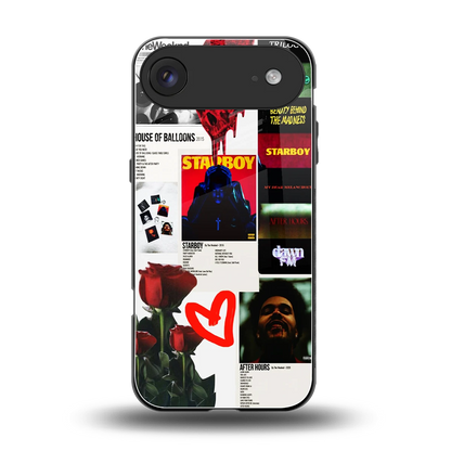 Starboy Collage back phone cover | glass case for iphone air