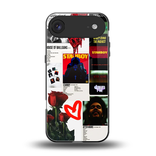 Starboy Collage back phone cover | glass case for iphone air