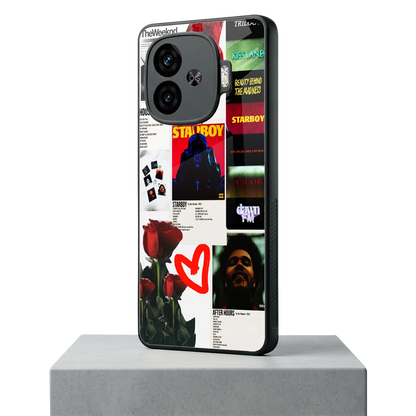 Starboy Collage iqoo neo 10r 5g mobile cover | shockproof glass phone case