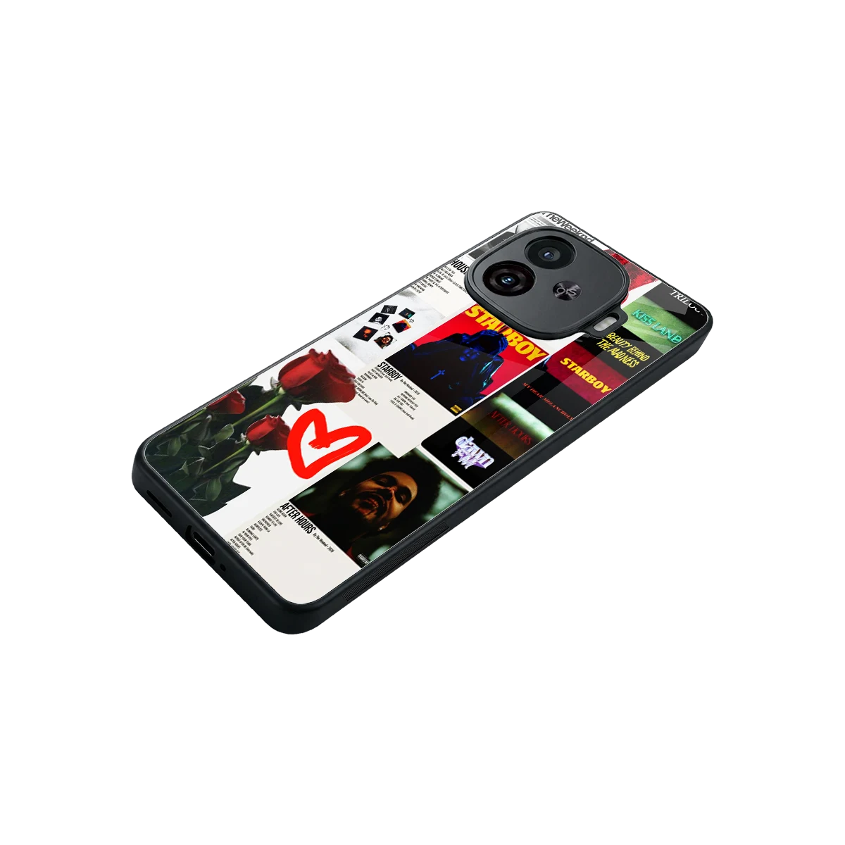 Starboy Collage stylish phone case for iqoo neo 10r 5g | glossy glass and slim fit