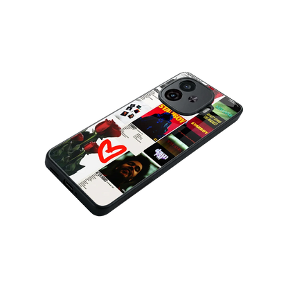 Starboy Collage stylish phone case for iqoo neo 10r 5g | glossy glass and slim fit