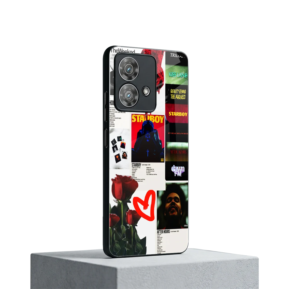 Starboy Collage motorola edge 40 neo 5g mobile cover | shockproof glass phone case