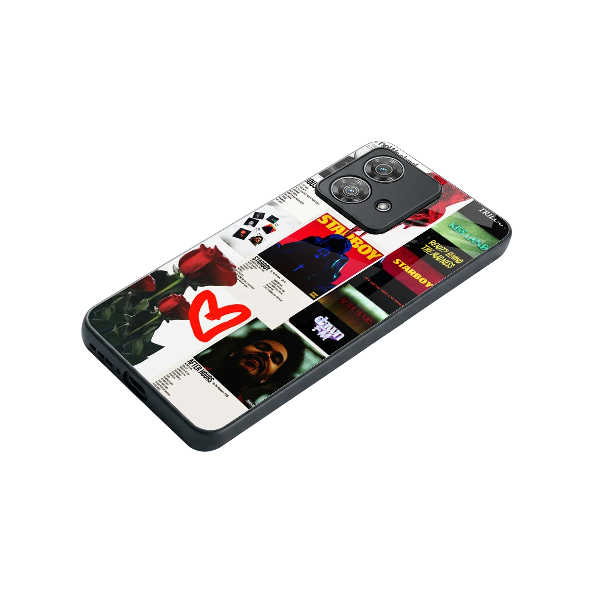 Starboy Collage stylish phone case for motorola edge 40 neo 5g | glossy glass and slim fit