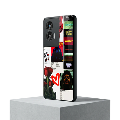 Starboy Collage motorola edge 50 fusion mobile cover | shockproof glass phone case
