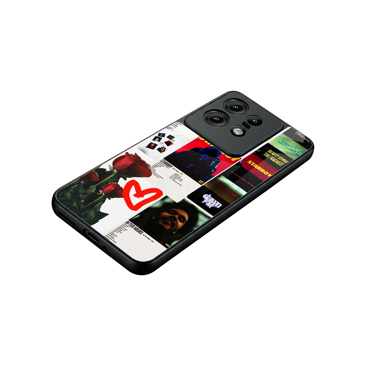 Starboy Collage stylish phone case for motorola edge 50 pro | glossy glass and slim fit